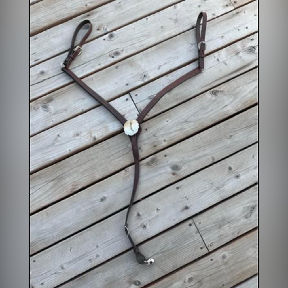 Horse Tack - Circle Y Leather Western Breastcollar